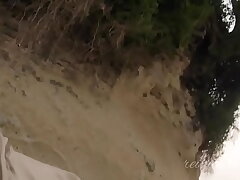 Filipino Beach Babe Gets Gangbanged