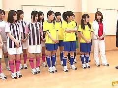 Japanese Babe and Team Learn from Their Coach