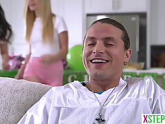 Teasing Asian Stepsister Tames Big Dick Stepbrother