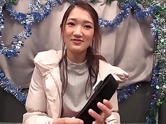 Christmas Cosplay Babe Gets Thick Cumshot Surprise