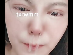 Asian Internet Celebrity Deep Throat Training